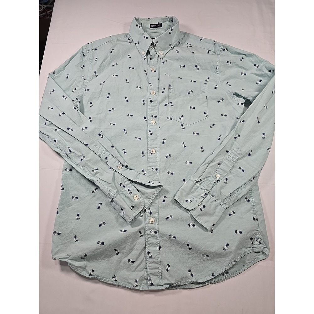 American Eagle Pineapple Shirt Small Tropical Beach Coastal Men's